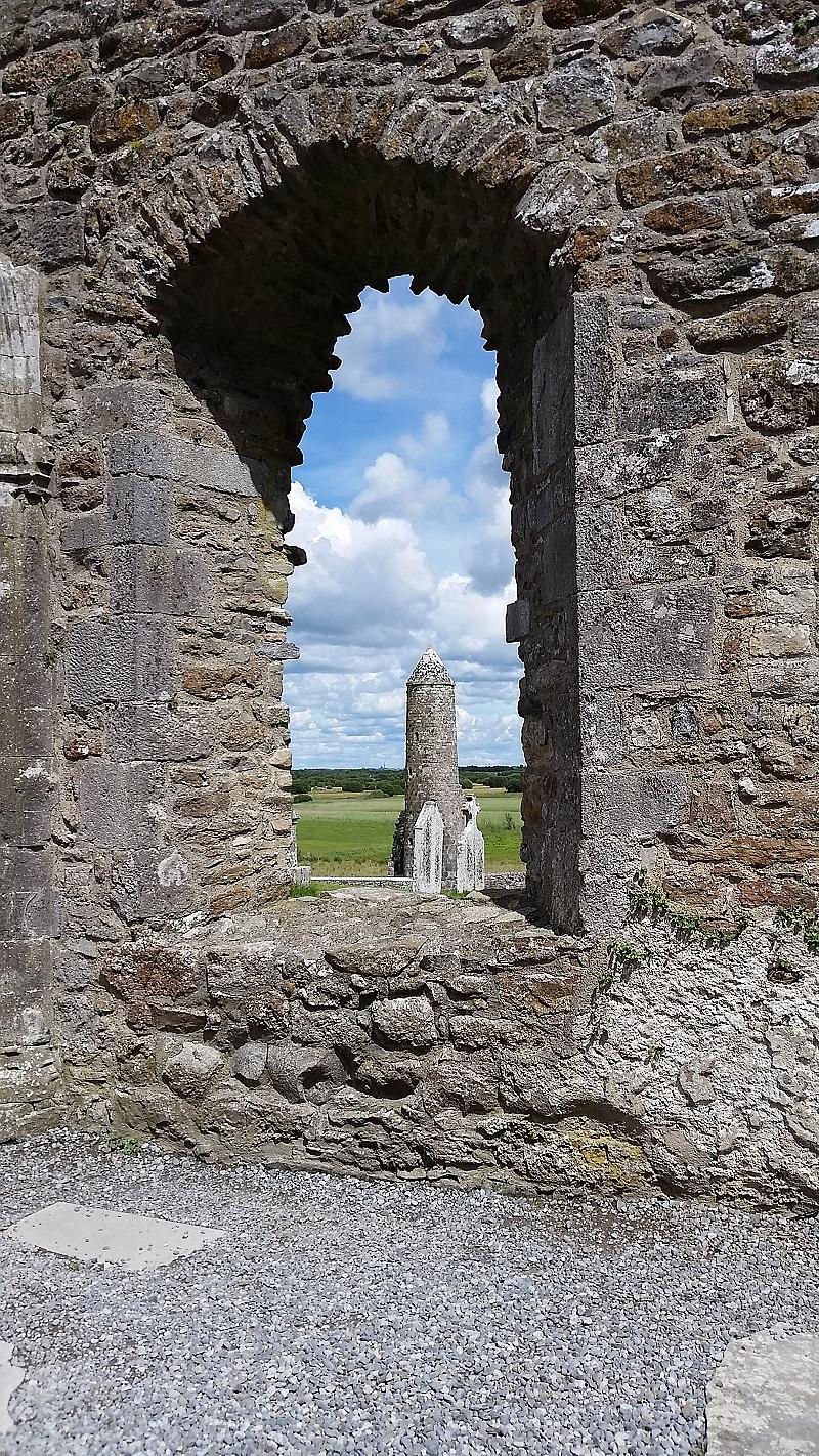 view of round tower