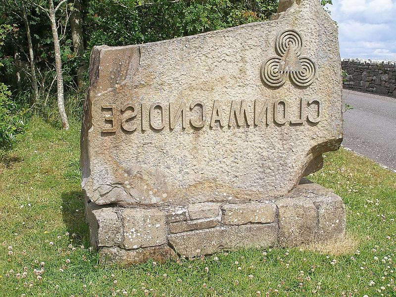 sign for clonmacnoise