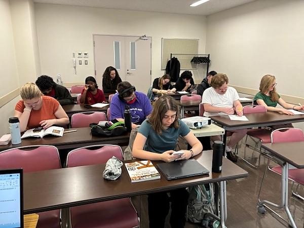 Students in classroom